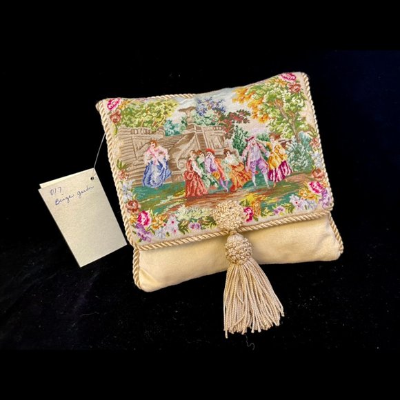 TODAY ONLY! Exquisite Needlepoint Purse